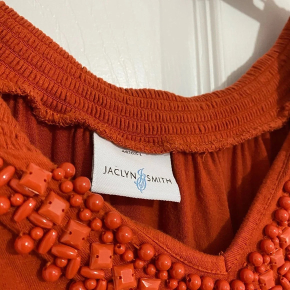 Jaclyn Smith Short Sleeve V Neck Shirt size XL - Picture 4 of 5